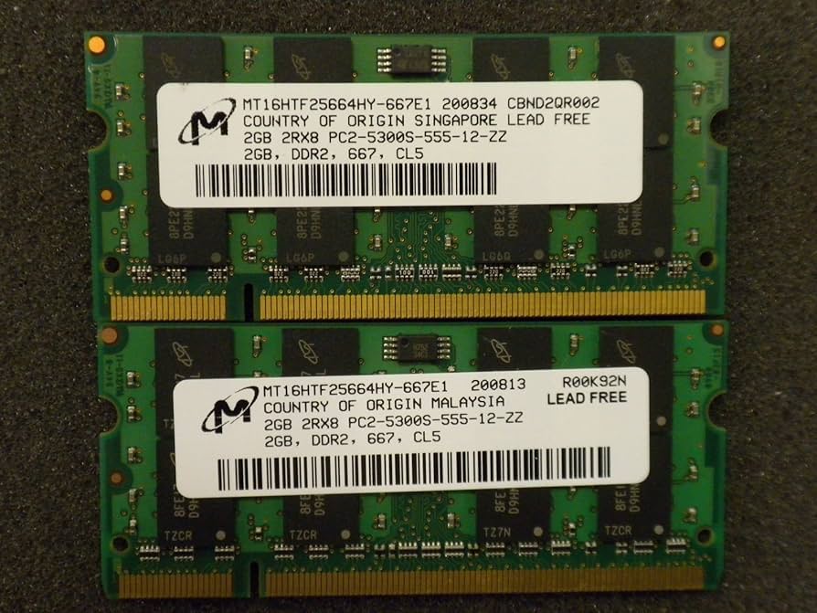 4GBメモリ標準セット(2GB*2) サーバ・ワークステーション用メモリ NEC Express 5800シリーズ　DDR2 PC2-5300（667）  ECC Registered DIMM　240p 4GB 2X 2GB DDR2 SODIMM PC5300 PC2 5300 667 MHz Laptop